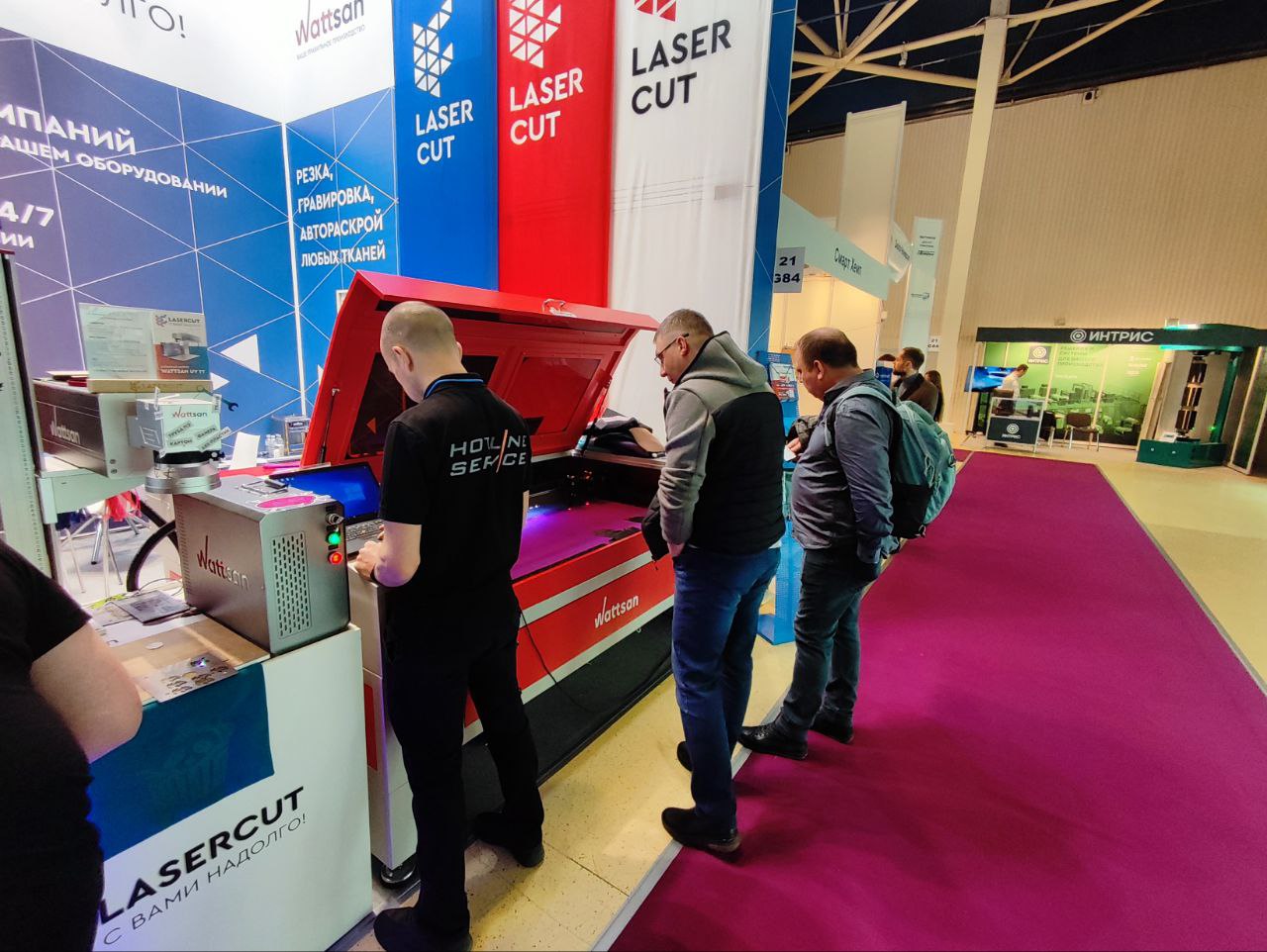 Стенд Lasercut на выставке &laquo;Инлегмаш-2024&raquo;