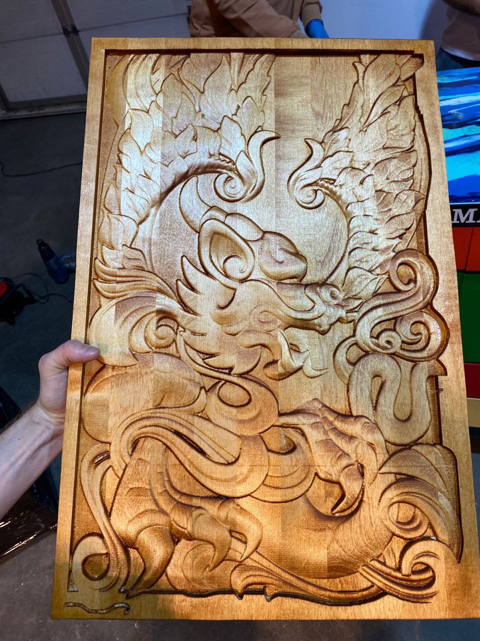 Панно на фрезерном станке Wattsan