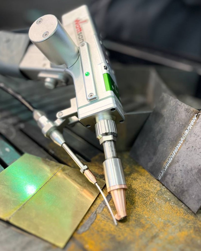 Сварочный пистолет лазерной сварки Wattsan на выставке Металлообработка-2024