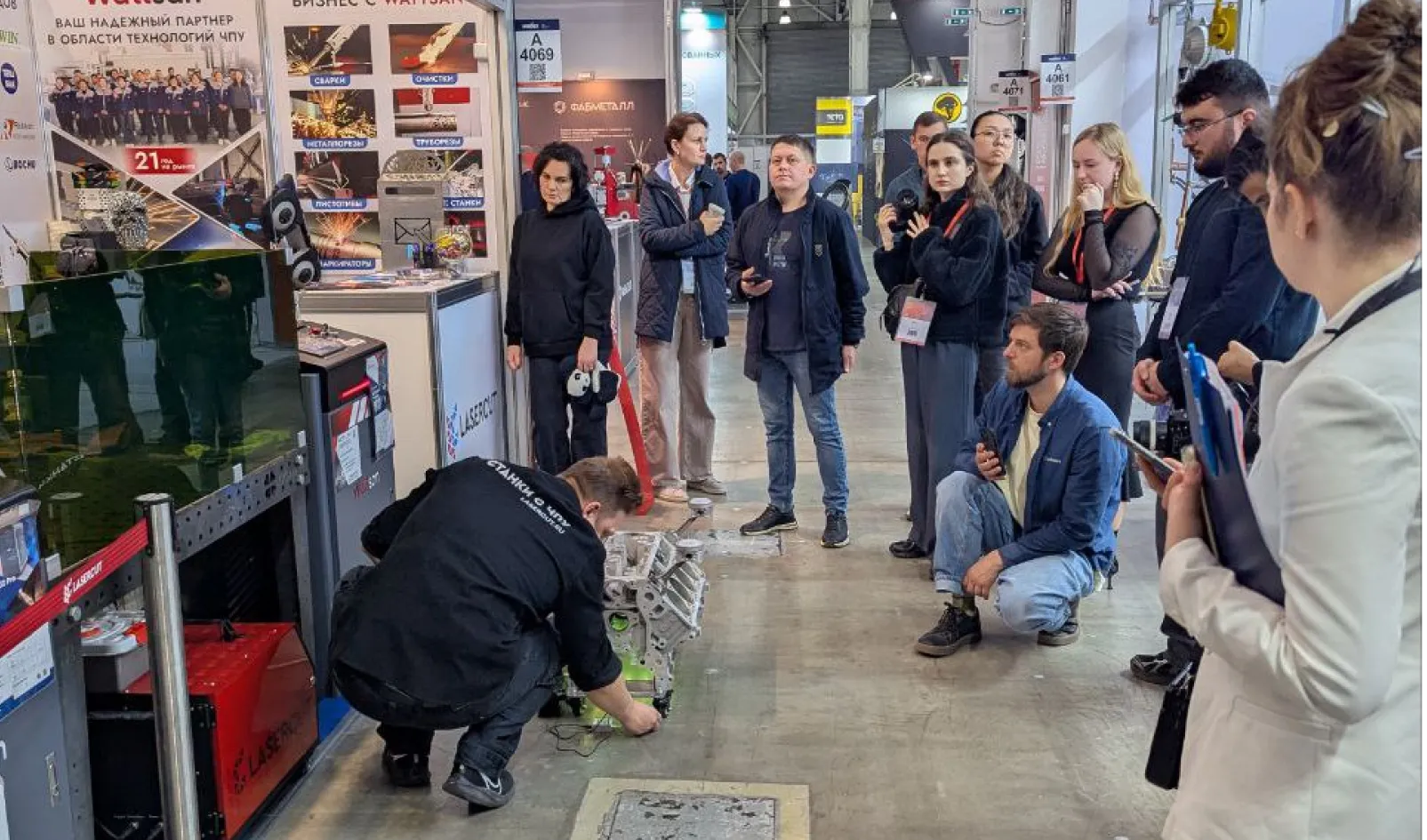 Lasercut на выставке Weldex