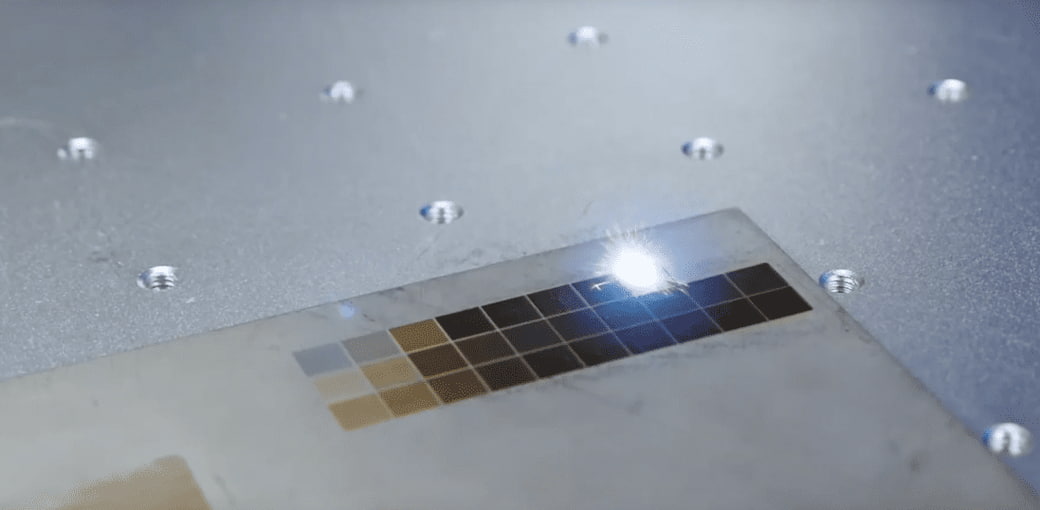 Маркировка на лазерном маркере