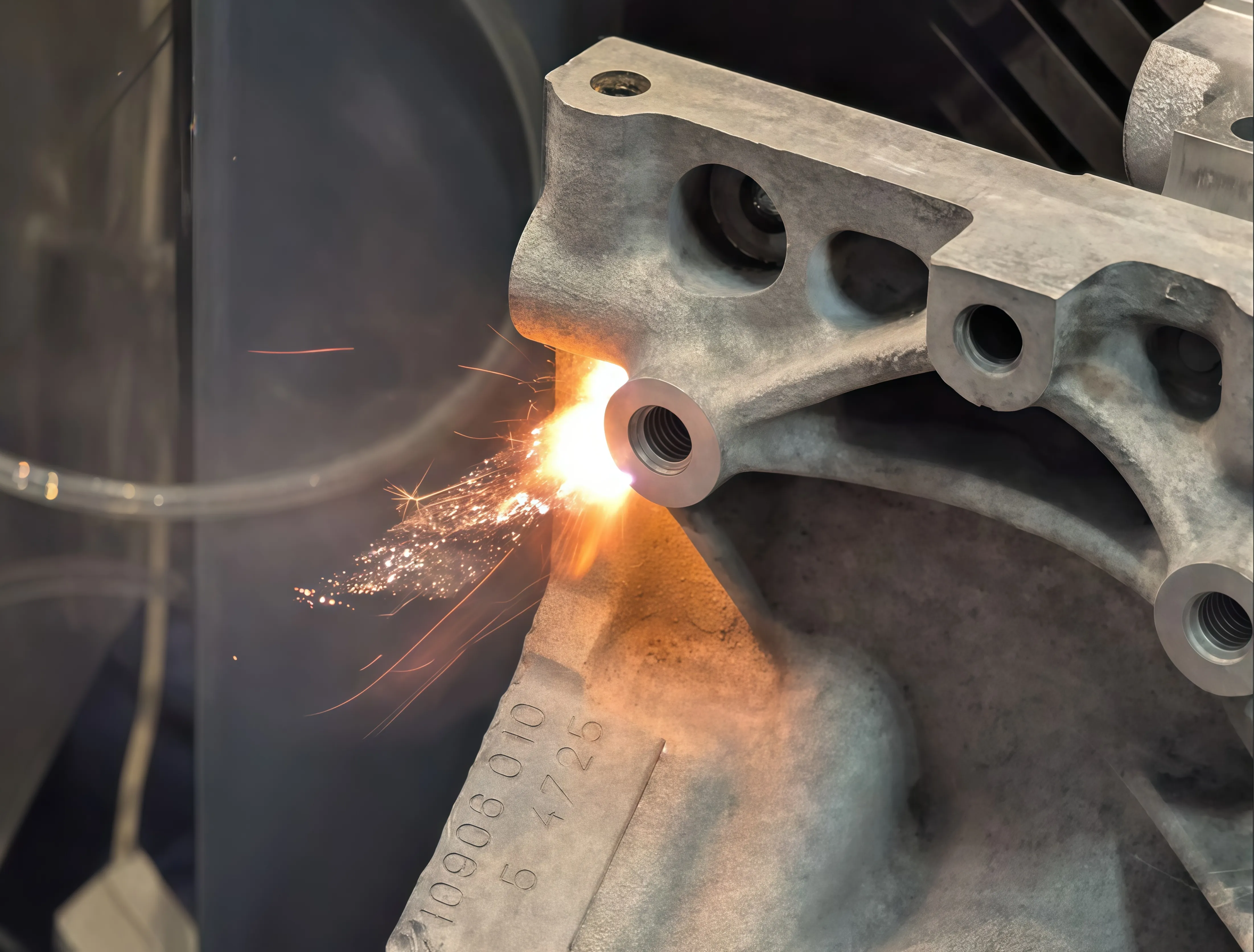 Процесс использования лазерной чистки Wattsan