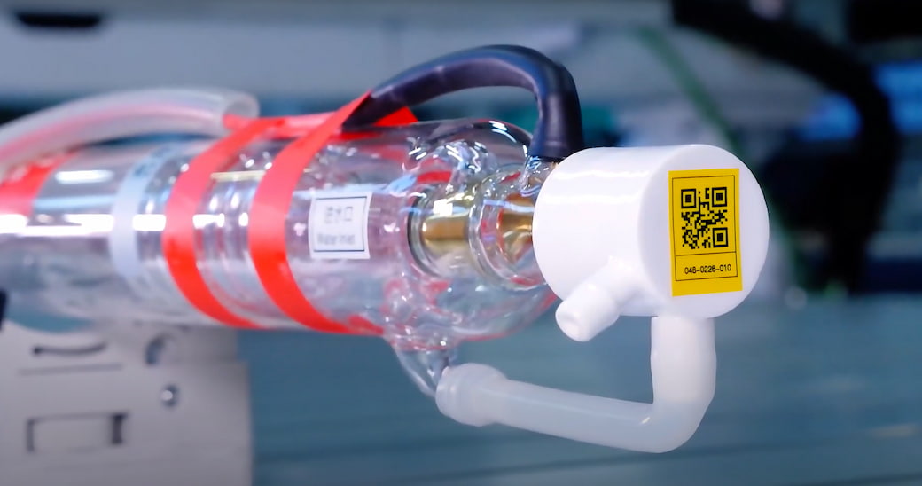 Лазерная трубка станка с ЧПУ