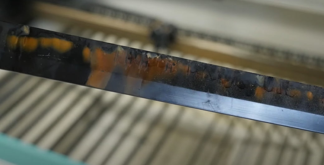 Ламели после лазерной резки ПВХ 