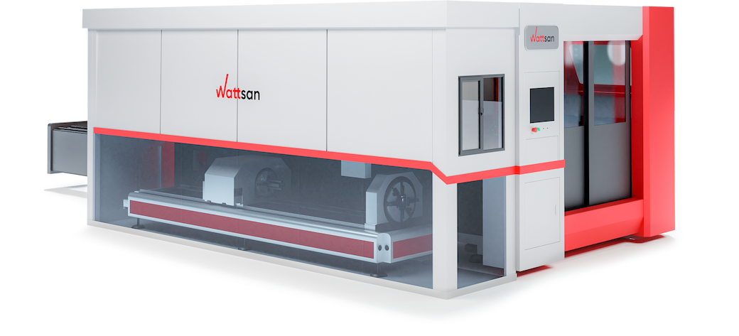 Лазерный станок по металлу Wattsan 1530 Cabine