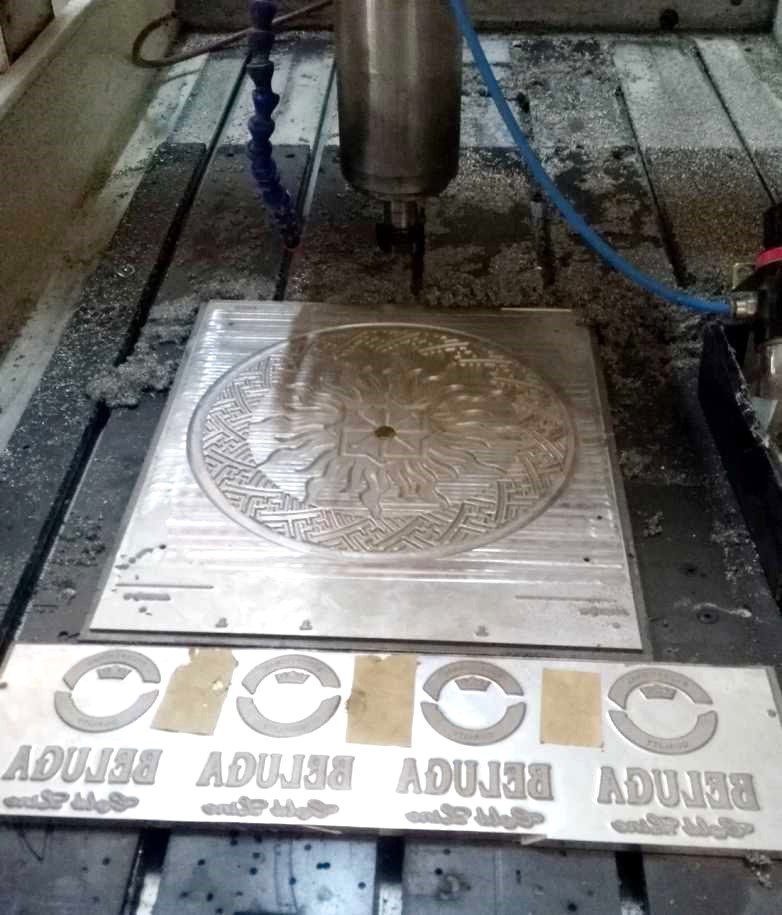 Изготовление клише для тиснения на фрезерном станке с ЧПУ