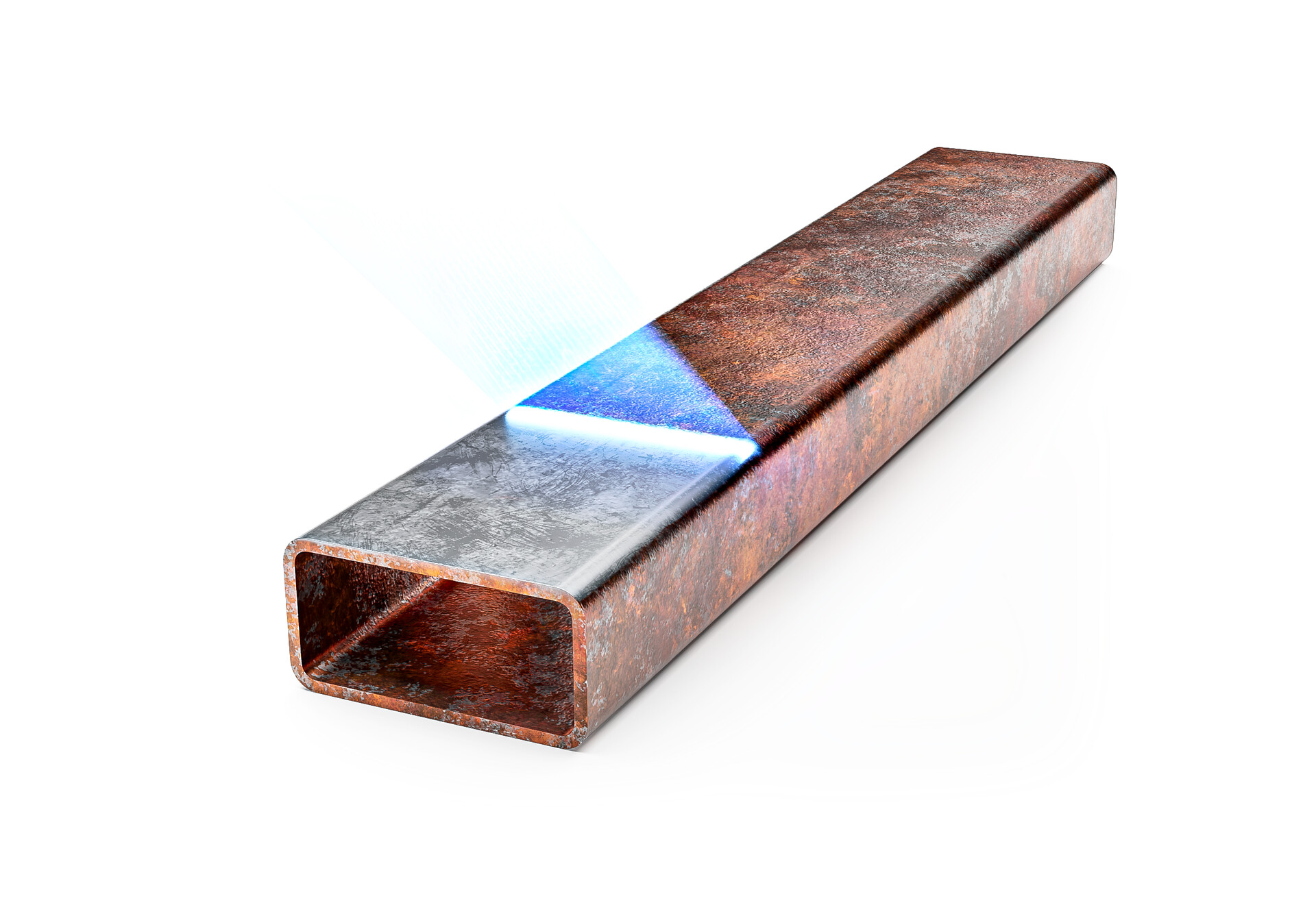 Пример лазерной очистки металла