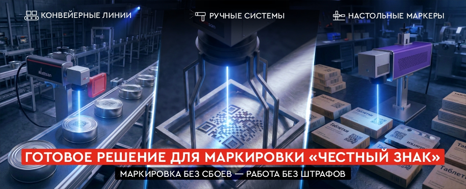Лазерные маркеры Wattsan - готовое решение для маркировки 
