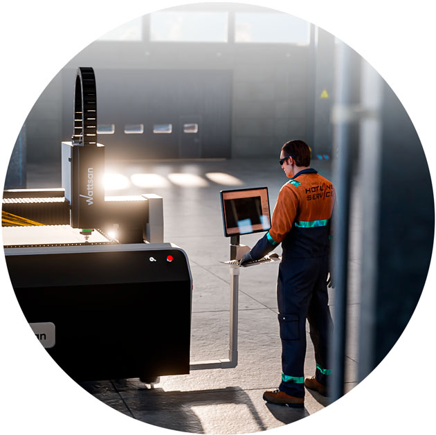 Тест драйв и сервис станка