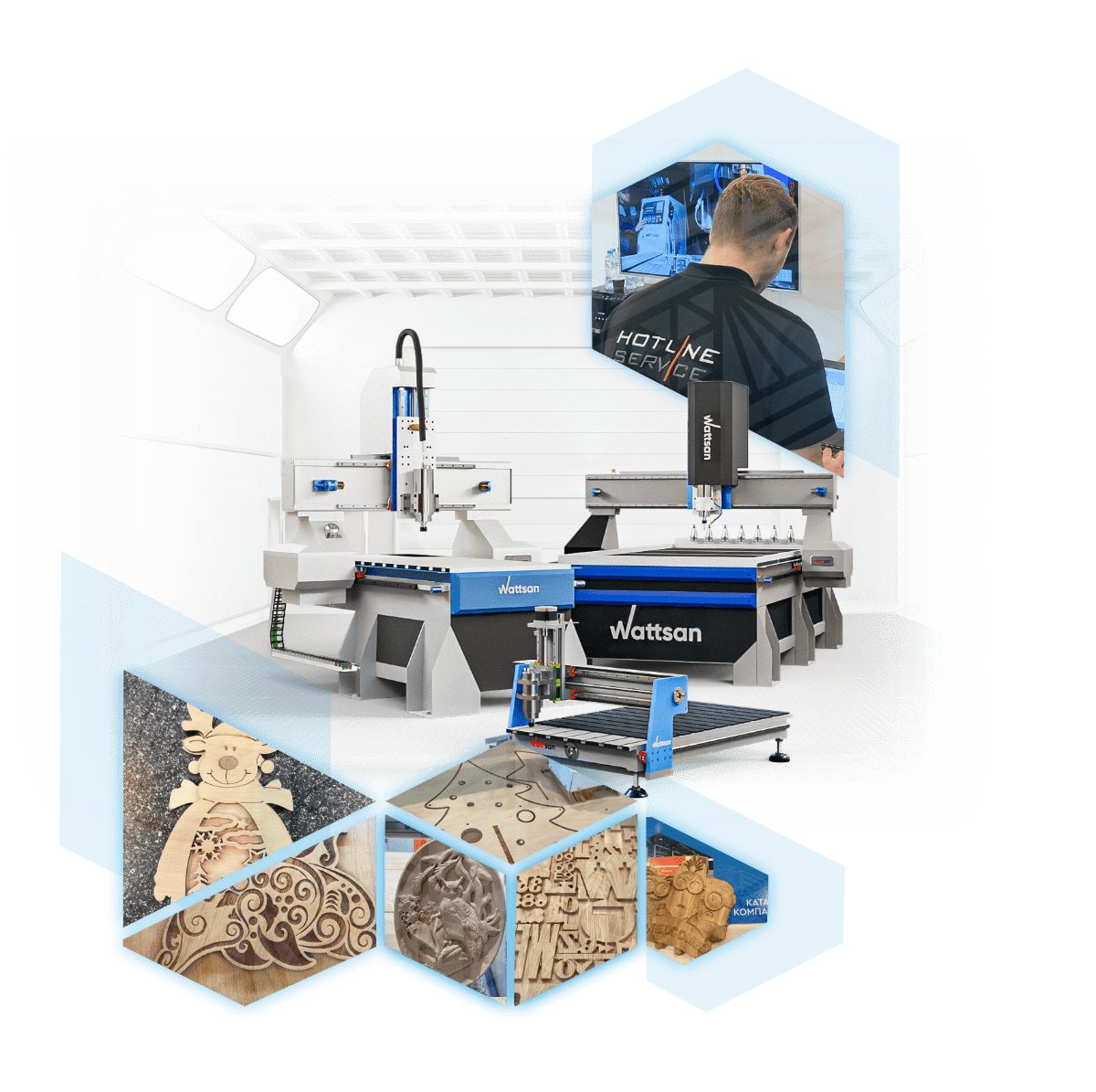 Тест драйв и сервис станка