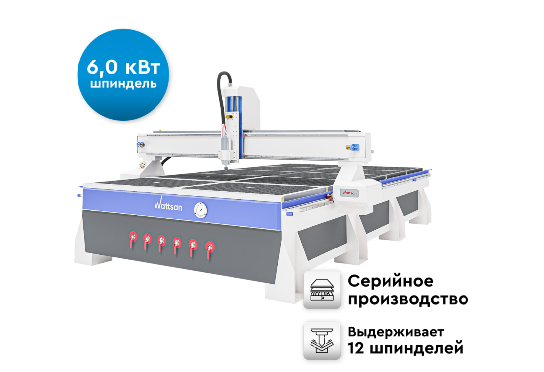 Превью 1 к Фрезерный станок с ЧПУ WATTSAN M1 2040