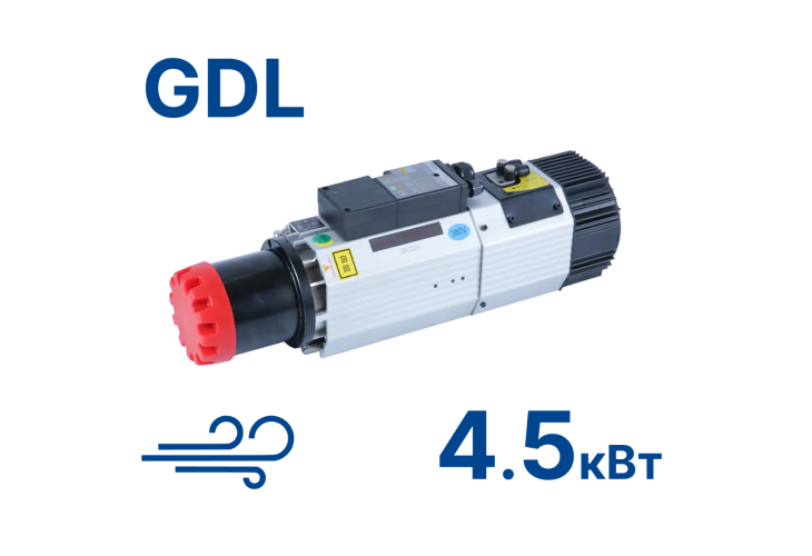 Превью 1 к Шпиндель GDL51-24Z/4,5 кВт 380В (возд.) ISO30