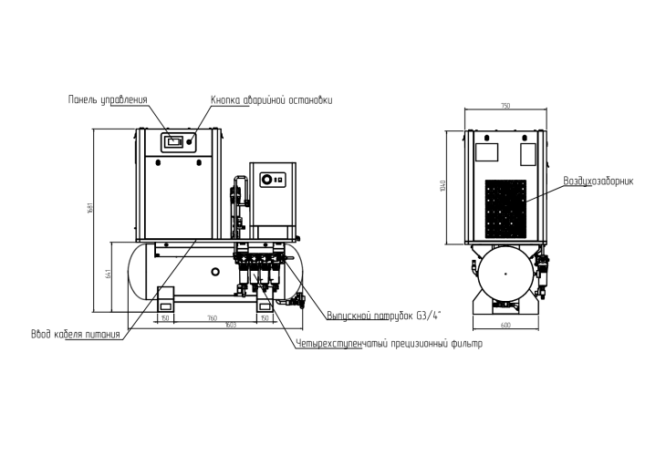Превью 3 к Компрессорная станция AURORA LC 15-16