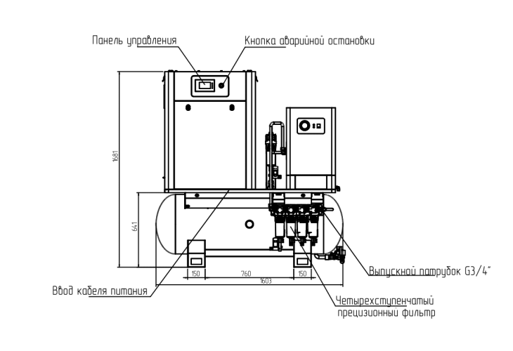 Превью 2 к Компрессорная станция AURORA LC 15-16