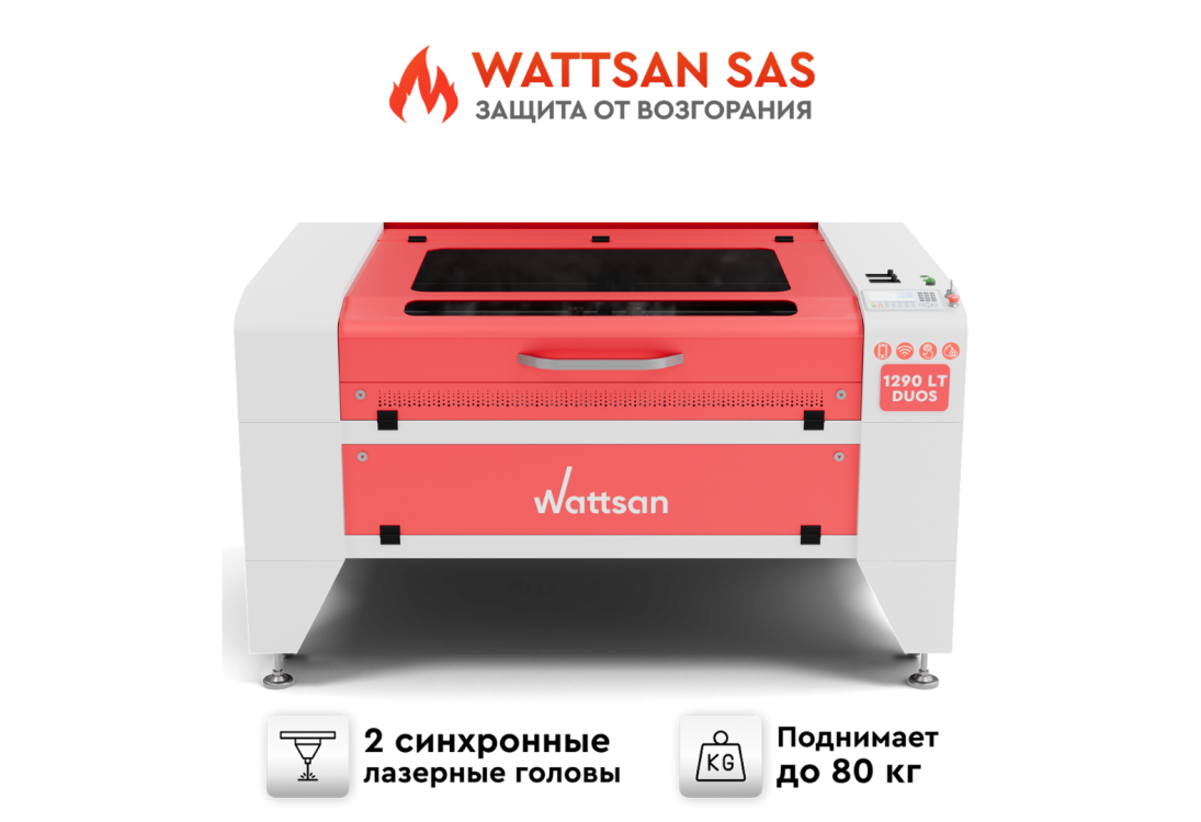 Превью 1 к Лазерный станок WATTSAN 1290 DUOS LT