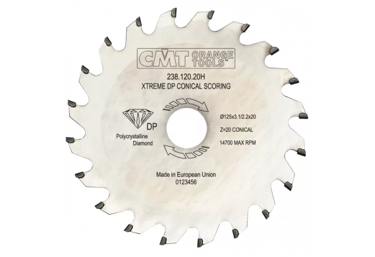 Превью 1 к Диск пильный 120x20x3,1-3,7/ 5° CON Z=20 (DIA)
