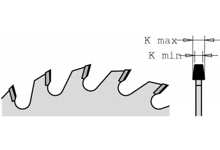 Превью 2 к Диск пильный 125x20x3,1-3,7/ 5° CON Z=20 (DIA)