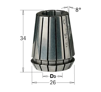 ER25 D=14 цанга высокоточная