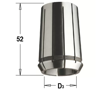 Цанга высокоточная DIN-6388  MM35X52  D=3