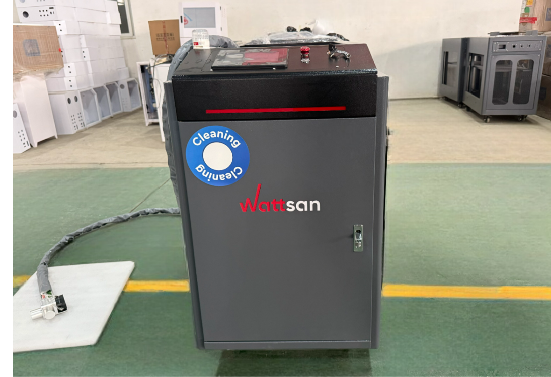 Внешний вид напольного аппарата импульсной лазерной очистки Wattsan PW Pro 500 W.