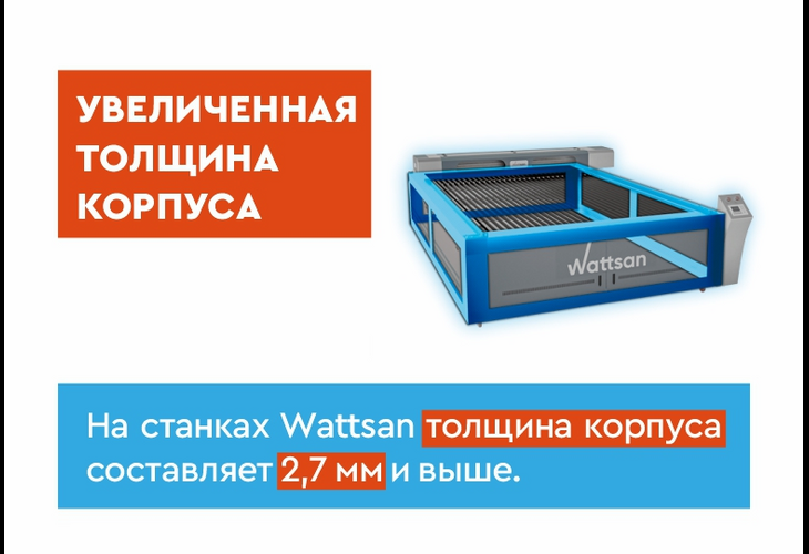 Превью 12 к Лазерный станок WATTSAN 1616 Flat Bed