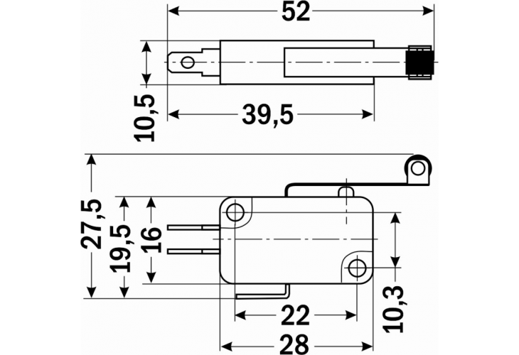 Превью 2 к Концевой датчик Omron v156-1c25