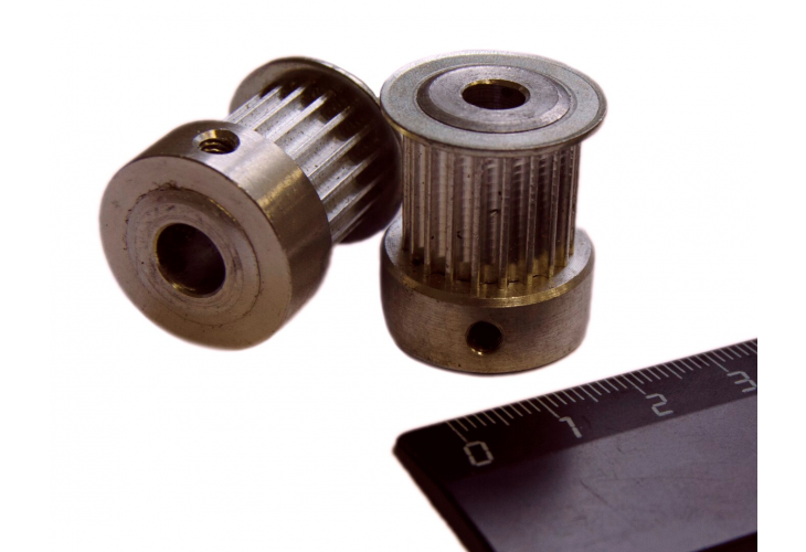 Превью 2 к Зубчатый шкив ремня шагового двигателя 23 x21 мм