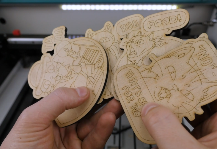 Превью 20 к Лазерный станок  с ЧПУ WATTSAN 6090 ST Статичный стол