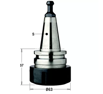 Патрон высокоточный для цанги ER40 S=ISO30/IMA RH