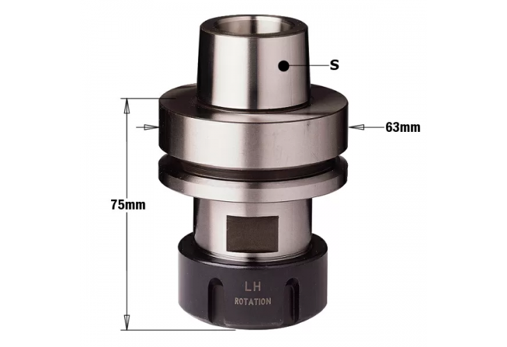 Превью 1 к Патрон высокоточный для цанги ER32 S=HSK-F63 RH