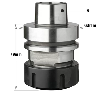 Патрон высокоточный для цанги ER40 S=HSK-F63 LH