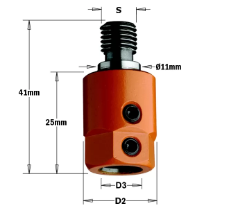 Патрон для присадочного станка S=M10/11 D=10 RH