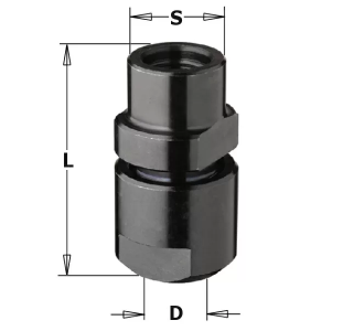 Патрон (без цанги) S=M10 для цанг 6-6,35-8-9,5мм