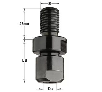 Патрон (без цанги) S=M16x2 для цанг 6-6,35-8-9,5мм