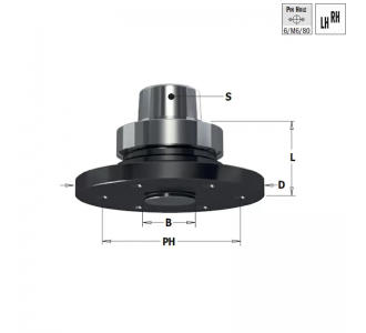 Патрон HSK 63F D=110 для Пазовой пилы