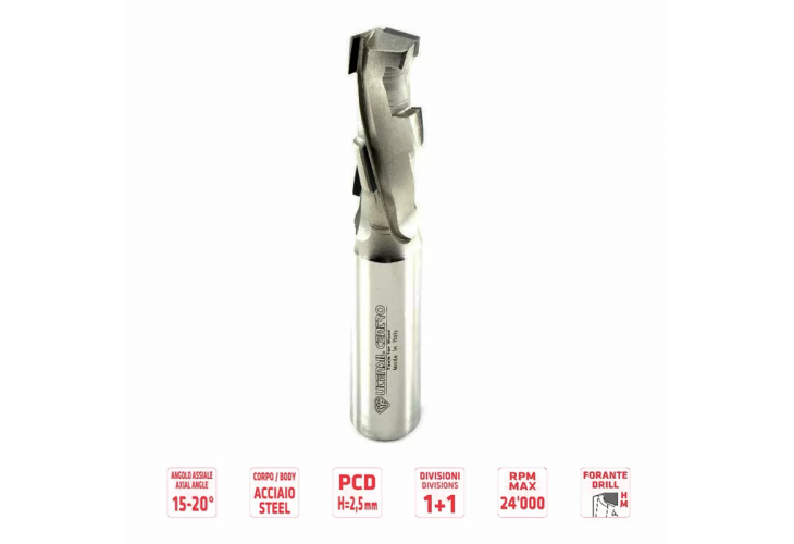 Превью 2 к Фреза пазовая DP 12,7x12,7x40 d=12,7 I=27 L=75 Z=1+1 RH