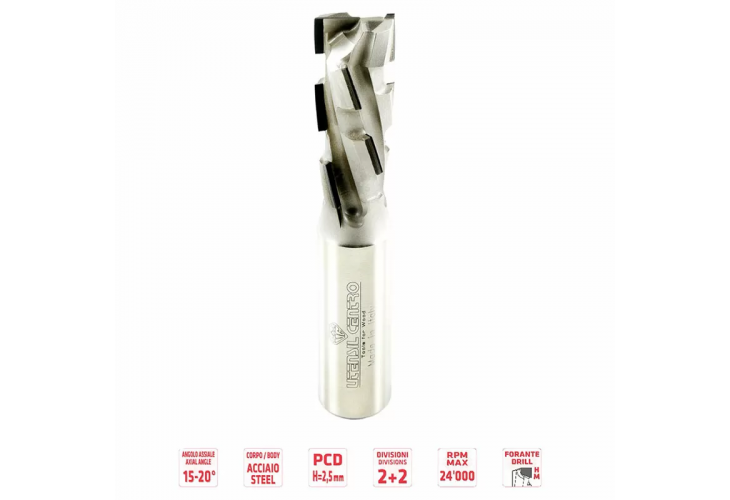 Превью 2 к Фреза пазовая DP 20x20x50 d=20 I=27 L=85 Z=2+2 RH