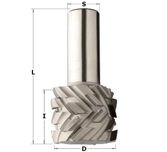 Фреза пазовая DP 50x25x55 d=50 I=38 L=95 Z=4+4 RH