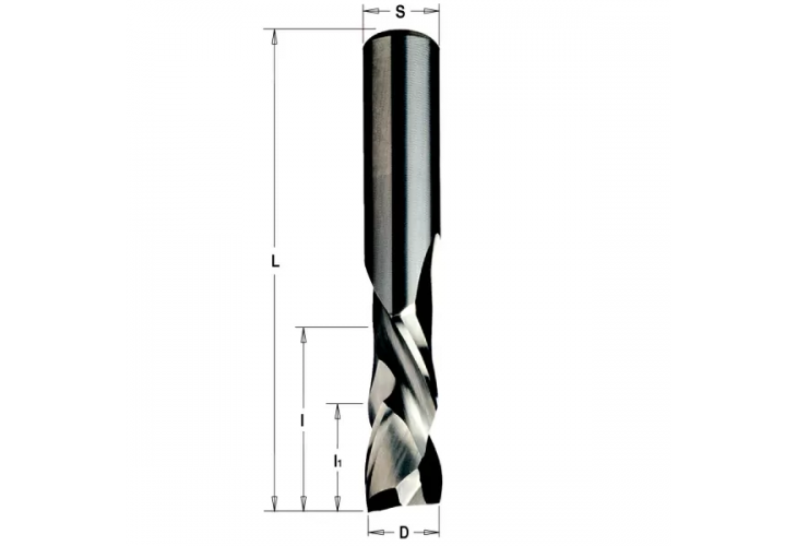 Превью 1 к Фреза спиральная монолитная 6x22x60 Z=1+1 S=6 RH