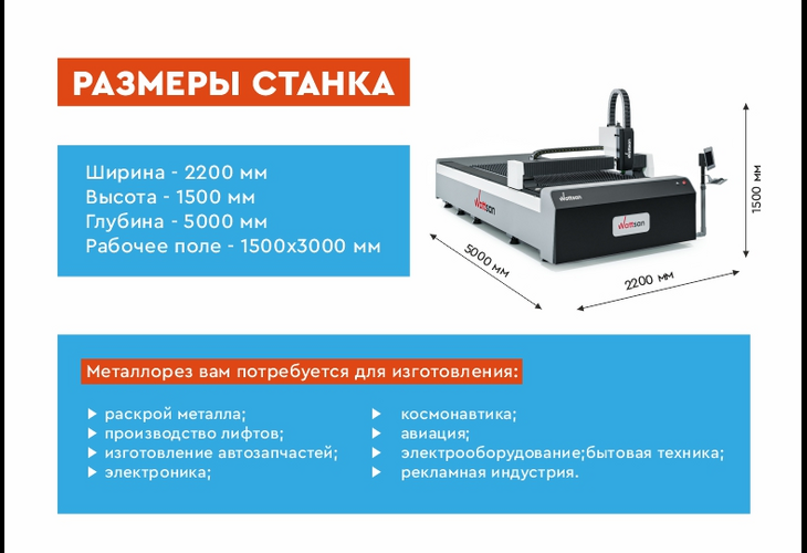 Превью 12 к Лазерный станок по металлу WATTSAN 1530S