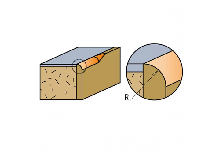 Превью 3 к Фреза концевая CMT радиусная D=18,7 S=8,0 R=3,00