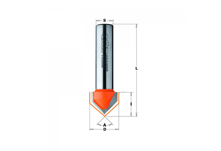 Превью 1 к Фреза V-образная  V 105° S=12 D=36x19 RH