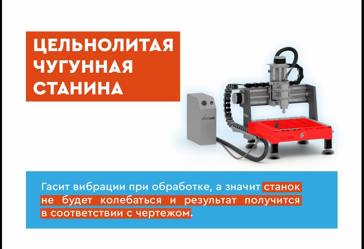 Превью 11 к Фрезерный станок с ЧПУ WATTSAN 0404 MINI по дереву