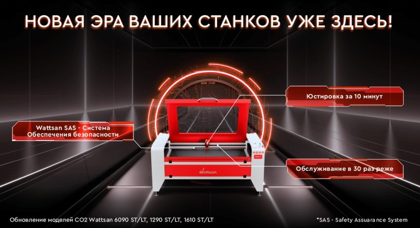 Модернизация CO2-станков Wattsan &mdash; новое поколение решений